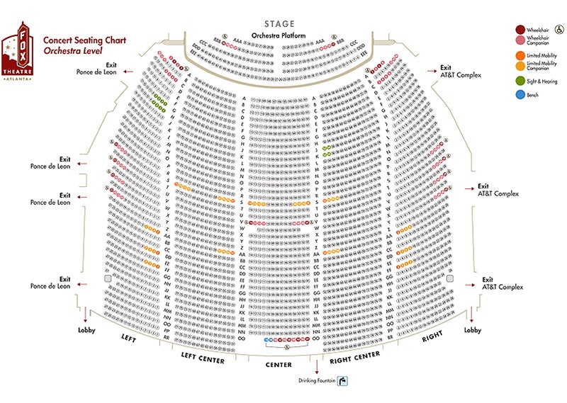 Fox Theater Seating Chart – Review Home Decor