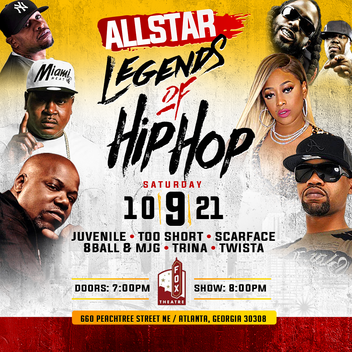 Allstar Legends of Hip Hop Fox Theatre
